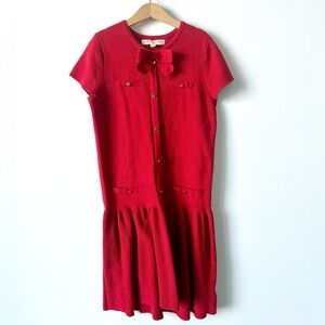 Hope and Henry Red Lady Jacket Knit Red Holidays Valentine’s Dress Size 10